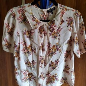 Floral topshop tops US 0